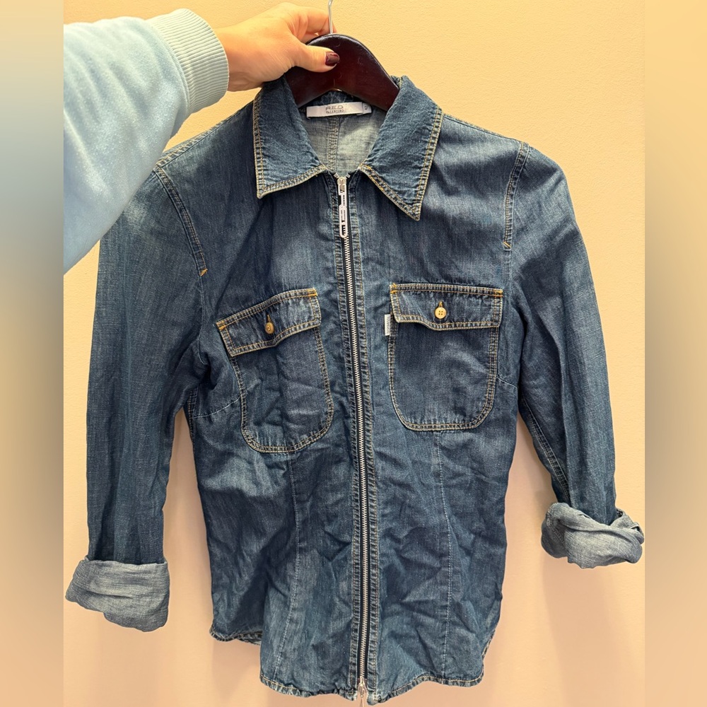 🗽RED Valentino LOGO Blue Jean Jacket